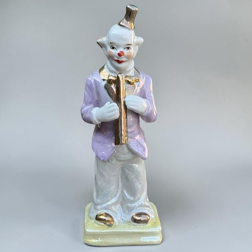 Figurine clown porcelaine - figurine,