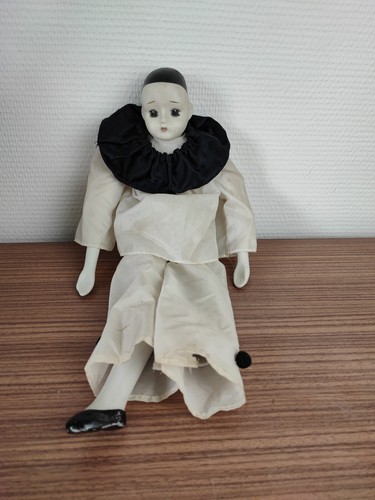 Ancien clown porcelaine - ancien, en