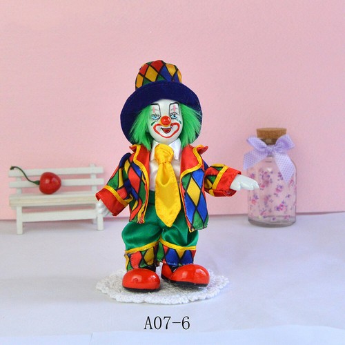 Poupée clown porcelaine - clown,