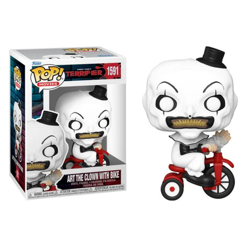 Funko pop art the clown - clown, bike